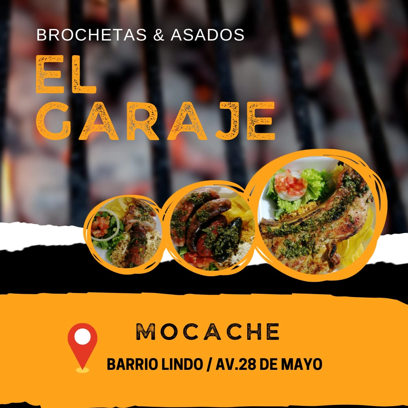 Logo de El Garaje  Brochetas y Asados